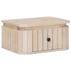 vidaXL Ročno izdelana nočna omarica Bela 40 x 30 x 20 cm