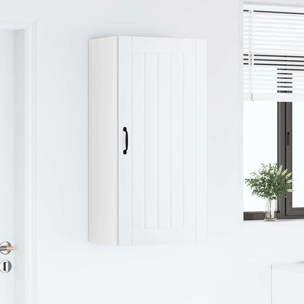 vidaXL Kuhinjski element Lucca Bela 50 x 31 x 100 cm Inženirski les