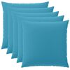 vidaXL Prevleka za blazino 6 pcs HEERLEN Svetlo modra 60 x 60 cm