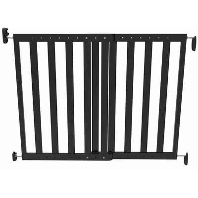 Noma Raztegljiva varnostna vrata 63,5-106 cm les črne barve 93743