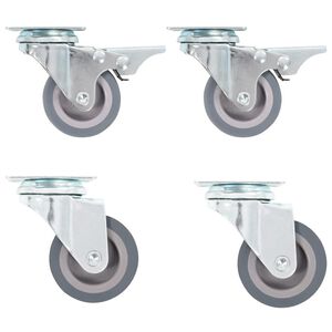 vidaXL Gibljiva kolesa 4 kosi 50 mm