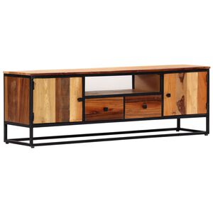 vidaXL TV omarica 120x30x40 cm trden predelan les in jeklo