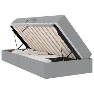 vidaXL Postelja z dodatnim prostorom za shranjevanje in vzmetnico