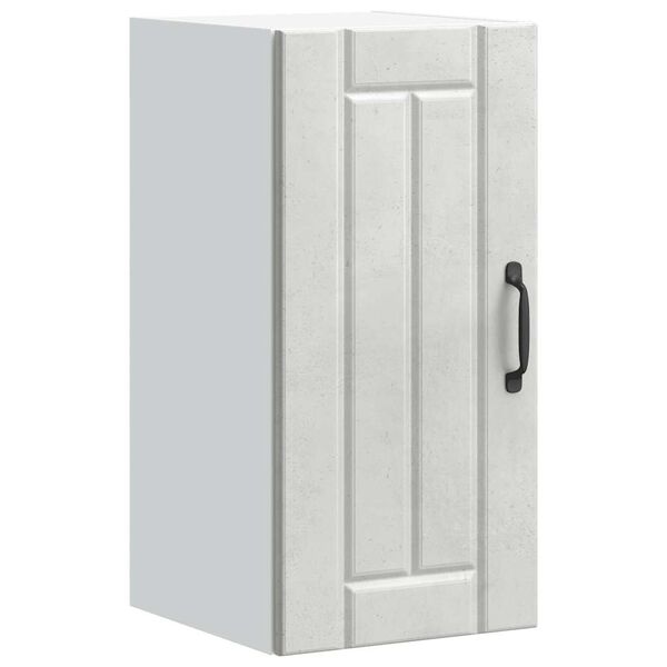 vidaXL Kuhinjska stenska omarica Lucca betonsko siv inženirski les