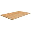 vidaXL Kopalni&scaron;ki pult svetlo rjav 100x60x1,5 cm obdelana hrastovina