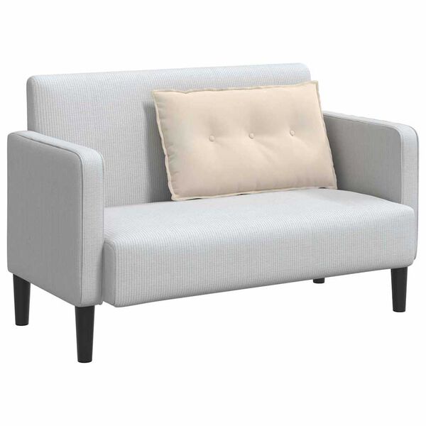 vidaXL Poglavni vzglavnik Bež 80 x 50 cm Mikrofiber tkanina