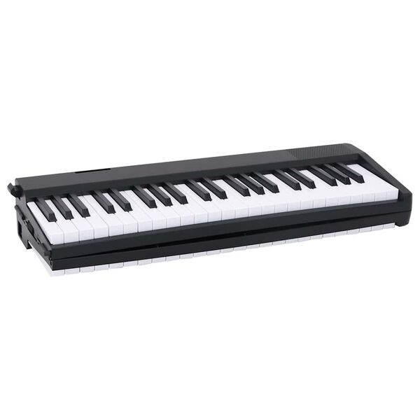 vidaXL 88 tipk Piano Electric Keyboard z glasbenim stojalom zložljivo