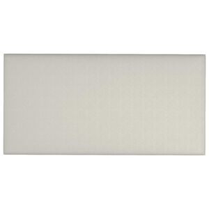 vidaXL Stenska glavna postelja 12 pcs krema 30 x 15 cm Žamet