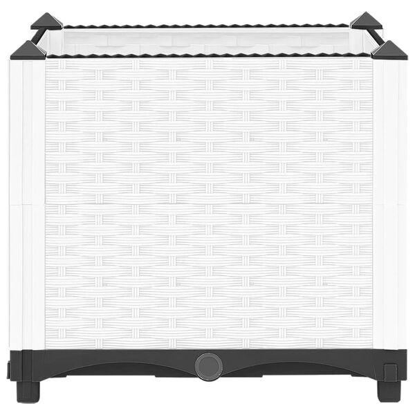 vidaXL Visoka greda 40x40x38 cm polipropilen