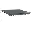 vidaXL Avtomatsko zložljiva tenda antracit 3x2,5 m