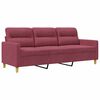 vidaXL Trosed vinsko rdeč 180 cm blago