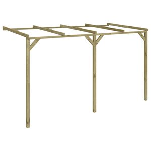 vidaXL Prislonska pergola 2x4x2,2 m lesena