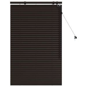 vidaXL Venecijanska žaluzija Temno rjava 70 x 130 cm 35 mm