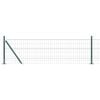 vidaXL Evropanel z betonsko podlago 25 x 0,6 m Jeklo s PVC premazom