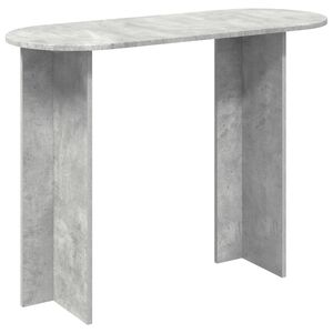 vidaXL Konzolna miza Betonsko siva 100 x 39,5 x 75 cm Inženirski les