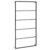 vidaXL Stojalo za brisače črno 60x10x116 cm jeklo