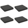 vidaXL 4-delne sedežne blazine VUGHT 4 pcs 100% poliester Antracit