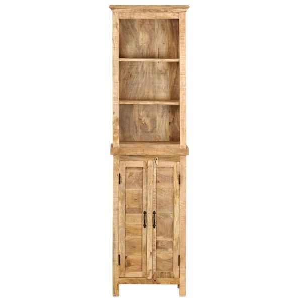 vidaXL Knjižna polica 50x30x180 cm trden mangov les