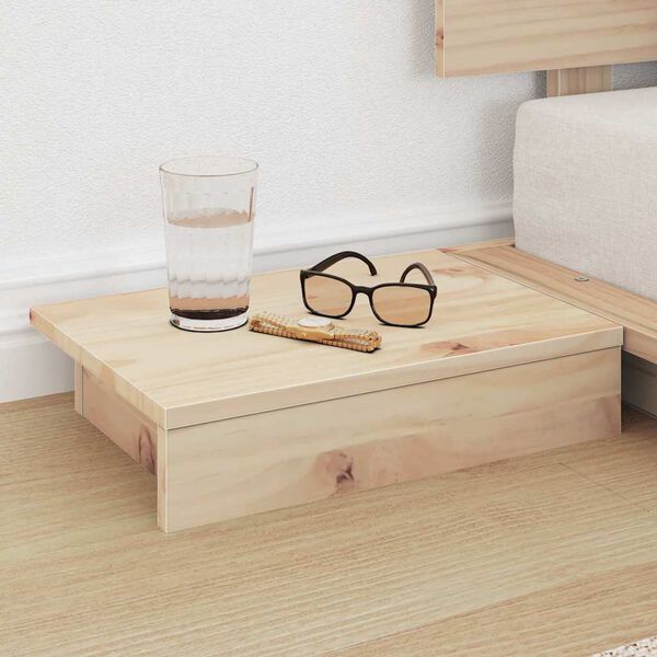 vidaXL Konstrukcija postelje Rjava 100 x 200 cm les