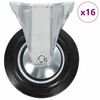 vidaXL Fiksna kolesa 16 kosov 160 mm