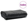 vidaXL Ponjava antracit 5x6 m 650 g/m&sup2;