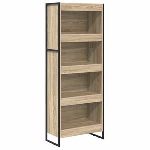 vidaXL Knjigovni omar 60 x 30 x 155 cm Inženirski les Sonoma