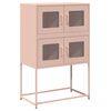 vidaXL Highboard Pink 68x39x107 cm Steel