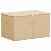 vidaXL Shranjevalna &scaron;katla 2 pcs Krem 60 x 43 x 35 cm Netkano blago