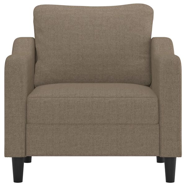 vidaXL Fotelj taupe 60 cm tkanina iz blago