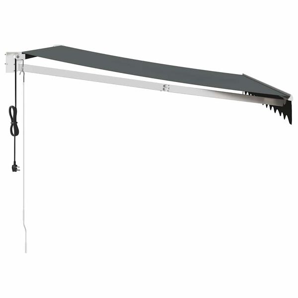 vidaXL Avtomatsko zložljiva tenda antracit 3x2,5 m