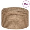 vidaXL Vrv iz jute 25 m dolžina 14 mm debelina