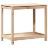 vidaXL Miza za sajenje s polico 82,5x50x75 cm trdna borovina