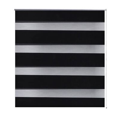 Črtasti Zebra Rolo / Senčilo velikost 120 x 230 cm Črna barva