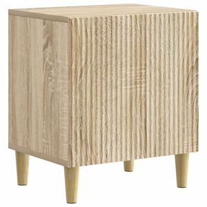vidaXL Nočna omarica Sonoma hrast 43 x 34,5 x 50 cm Inženirski les