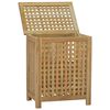 vidaXL Ko&scaron; za perilo 50x35x60 cm trdna tikovina