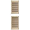 vidaXL Vrata omare z vrati 2 pcs Naravna 140,5 x 2,1 x 39,5 cm