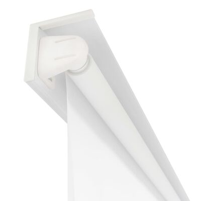 vidaXL Rolo zavesa za prho 100x240 cm bela