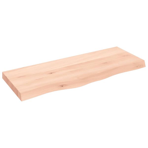 vidaXL Kopalni&scaron;ki pult 100x40x(2-6) cm neobdelan trden les