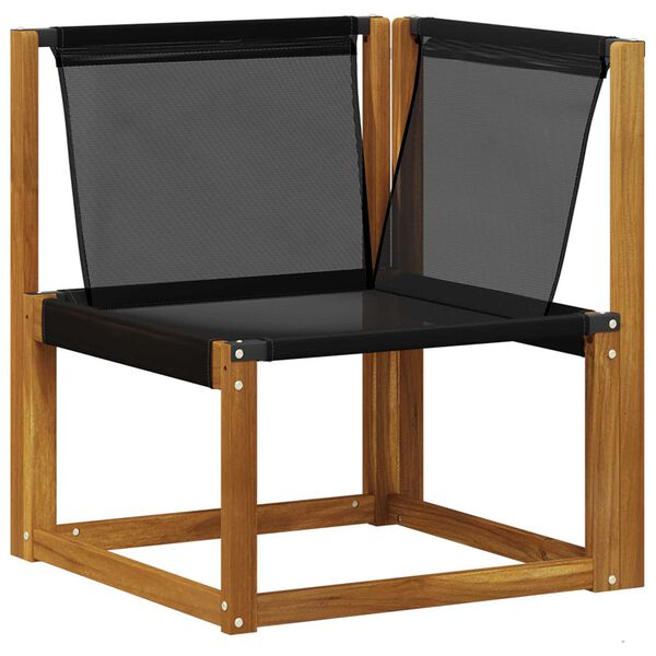 vidaXL Zunanji modularni kavč z blazino 3 Kos Naravna in bež