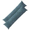 vidaXL Prevleka za blazino 2 kos HEERLEN Modra 40 x 145 cm