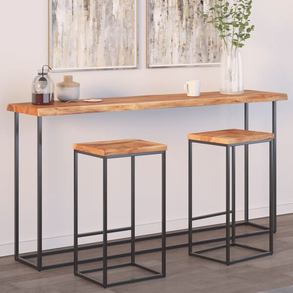 vidaXL Mizna plo&scaron;ča 180x40x2,5 cm pravokotna akacija naraven rob