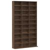 vidaXL Omarica za CD-je rjavi hrast 102x23x177,5 cm konstruiran les