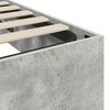 vidaXL Ottomanska postelja Beton Siva 160 x 200 cm Konstruirano leseno