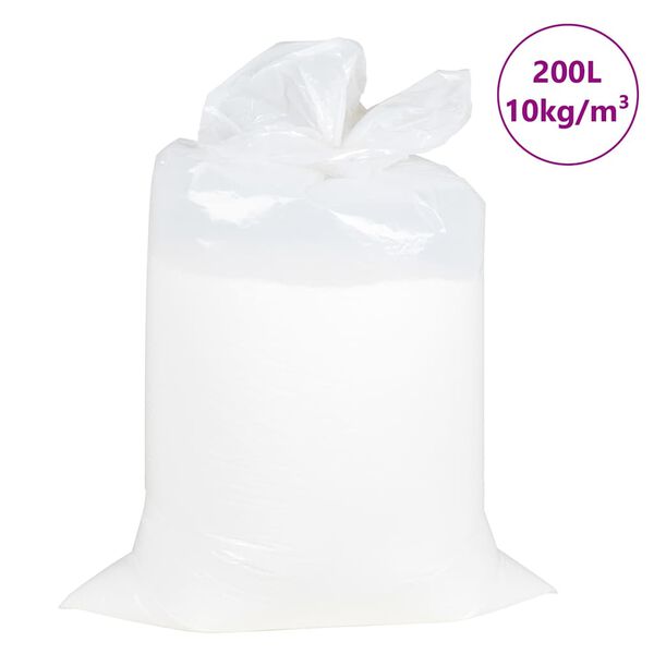 vidaXL Polnilo za sedežno vrečo EPS 200 L bela 10 kg/m³