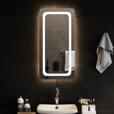 vidaXL LED kopalniško ogledalo 40x80 cm