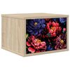 vidaXL Stenska nočna omarica KIEL Sonoma hrast 36 x 33 x 25 cm