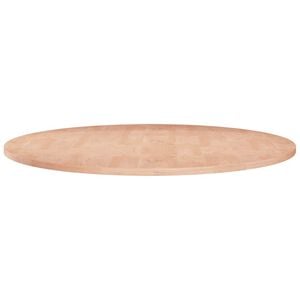 vidaXL Okrogla mizna plo&scaron;ča &Oslash;60x1,5 cm neobdelana trdna hrastovina