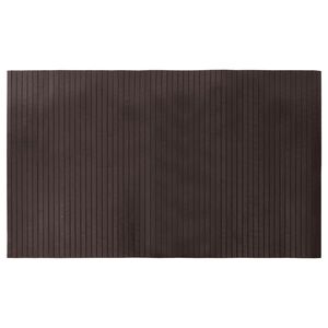 vidaXL Preproga pravokotna temno rjava 60x100 cm bambus