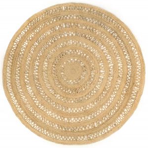 vidaXL Preproga iz ročno pletene jute 210 cm