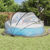 vidaXL Paviljon za bazen Transparentno 405 x 405 x 192 cm PVC